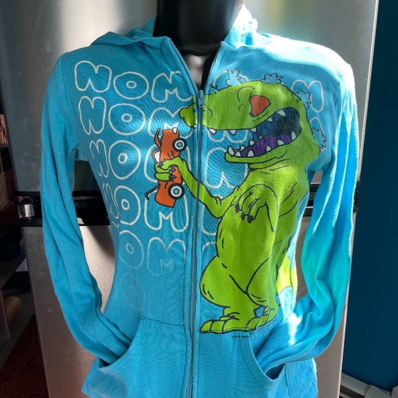 Nickelodeon Rugrats Reptar long-sleeve zip-up - Picture 2 of 5